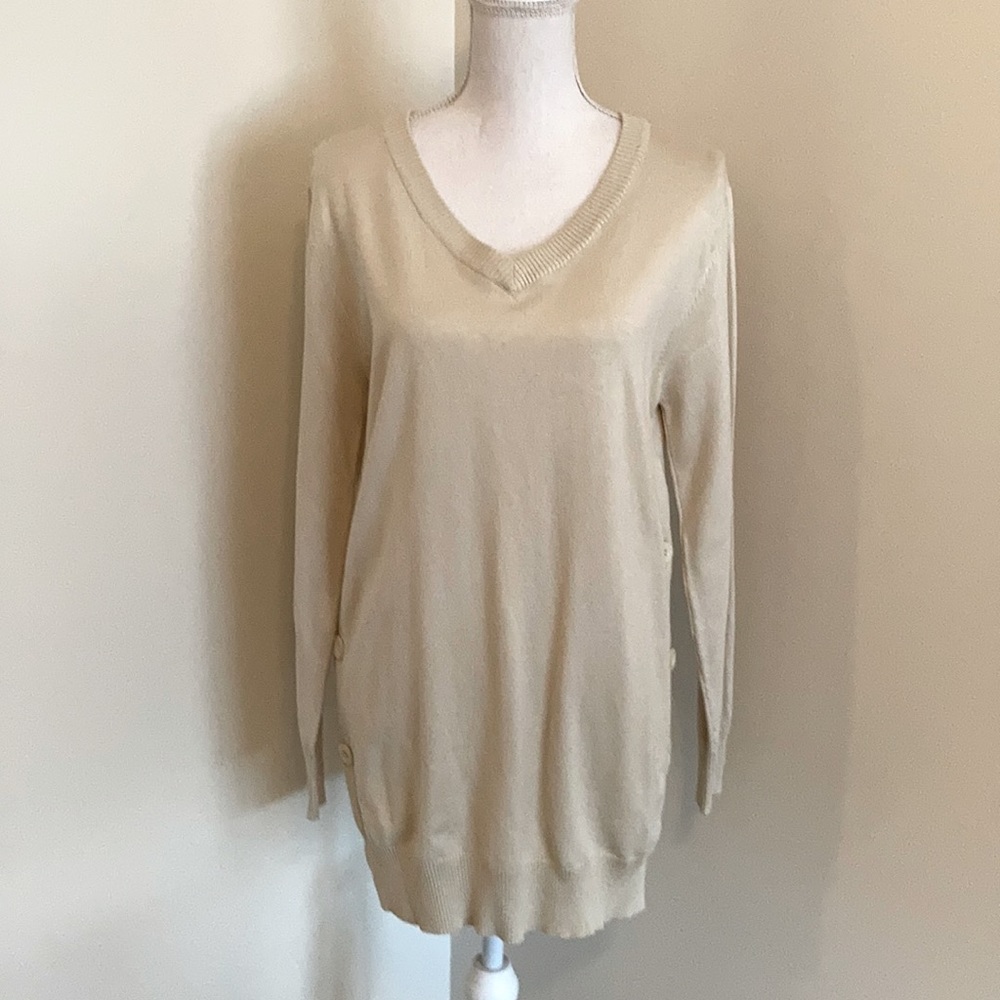 NWOT - Long Length V-neck Sweater